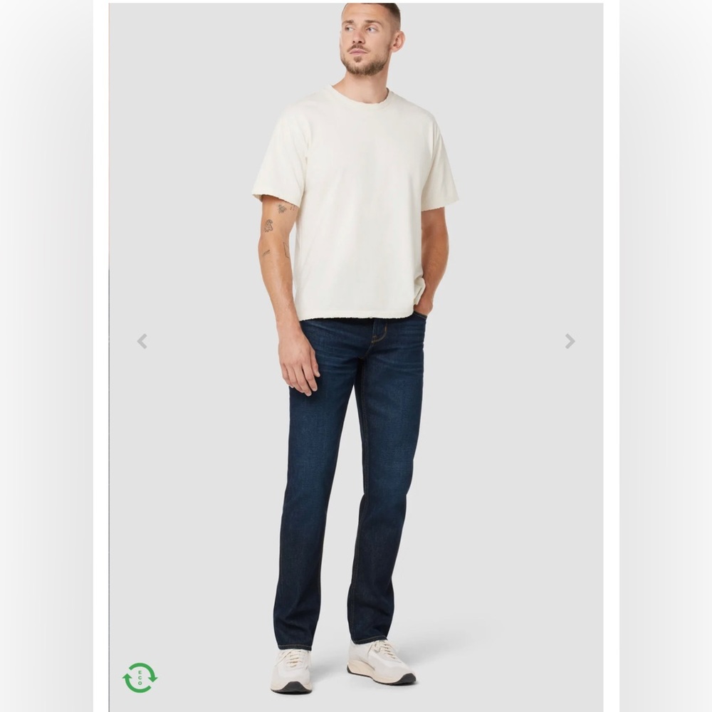 EUC, Hudson Byron Straight Leg Jean, button fly, men’s 34